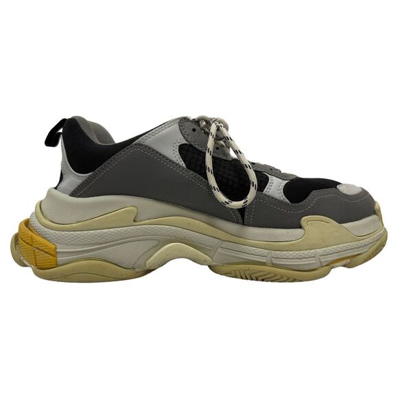 Balenciaga Triple S Sneakers in Grey Polyester - Picture 1 of 12